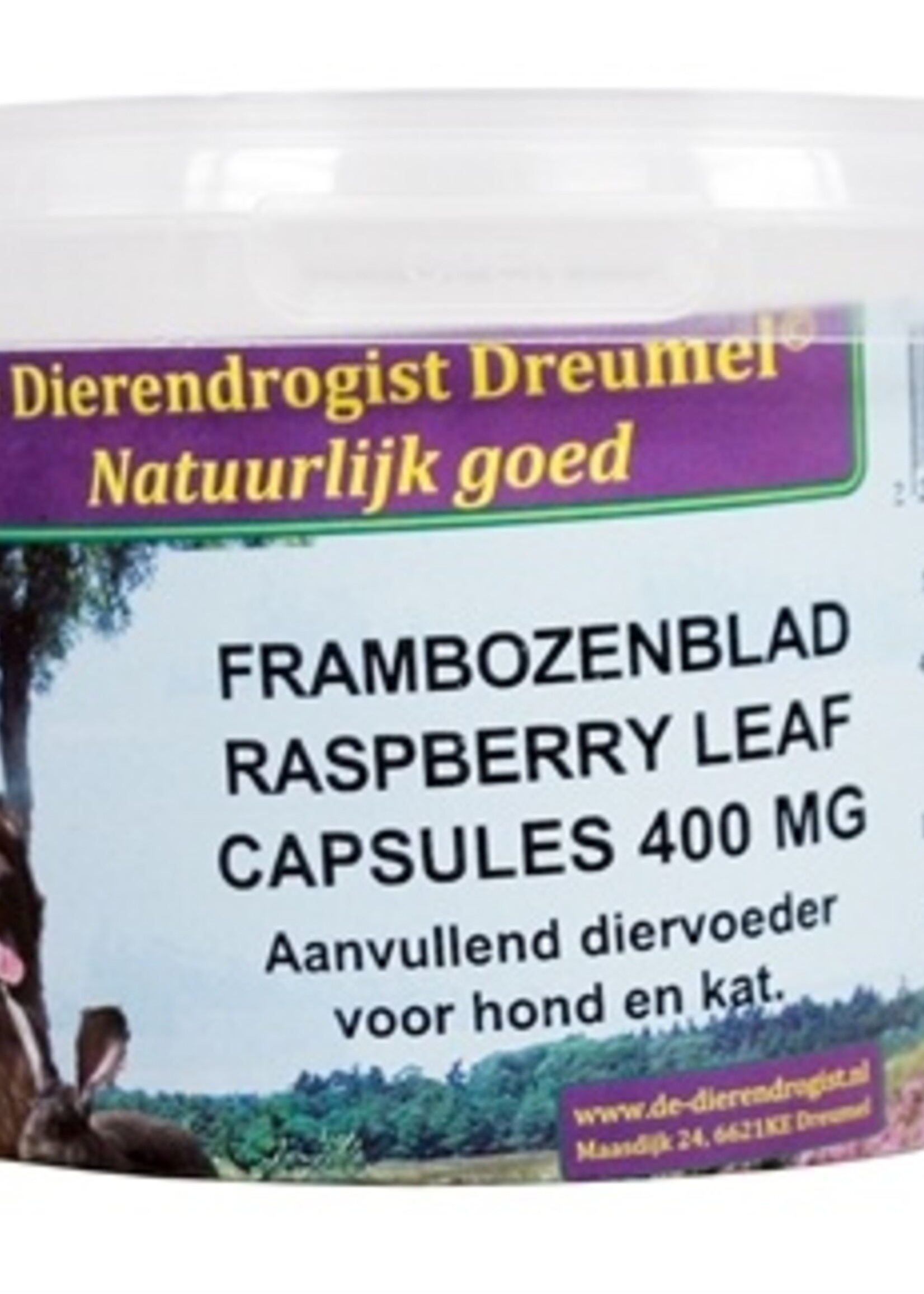 Dierendrogist Dierendrogist frambozenblad capsules