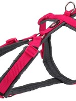 Trixie Trixie hondentuig premium trekking fuchsia / grijs