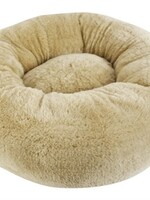 Foeiii Foeiii hondenmand cozy pluche relax donut camel