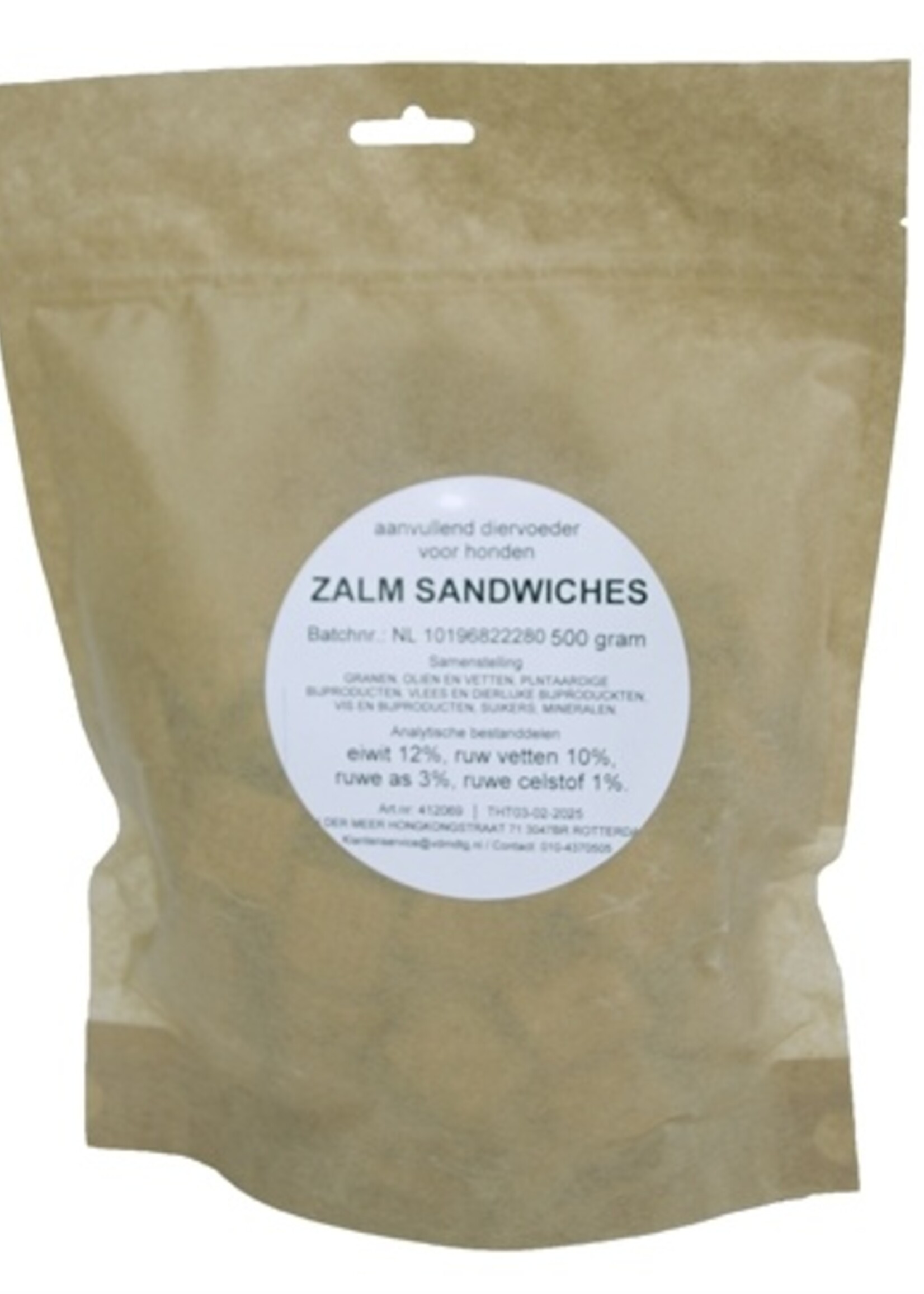 Dog treatz Dog treatz zalm sandwiches