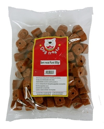 Dog treatz semi moist rund