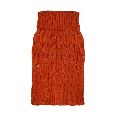 Happy pet charlton kabeltrui terracotta rood