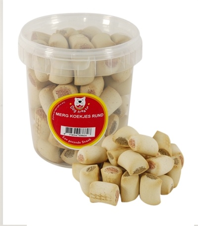 Dog treatz merg koekjes rund