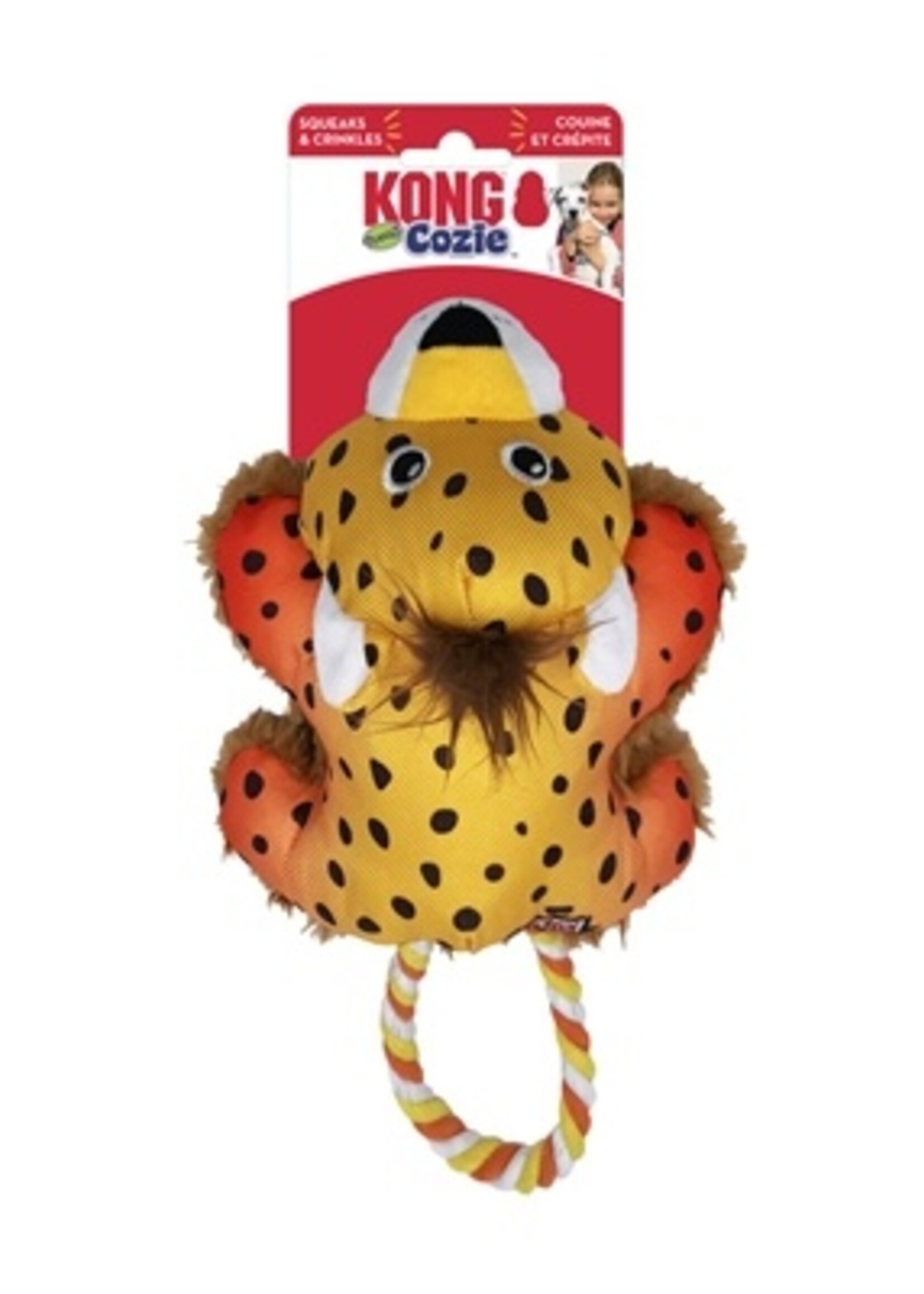 Kong Kong cozie tuggz cheetah