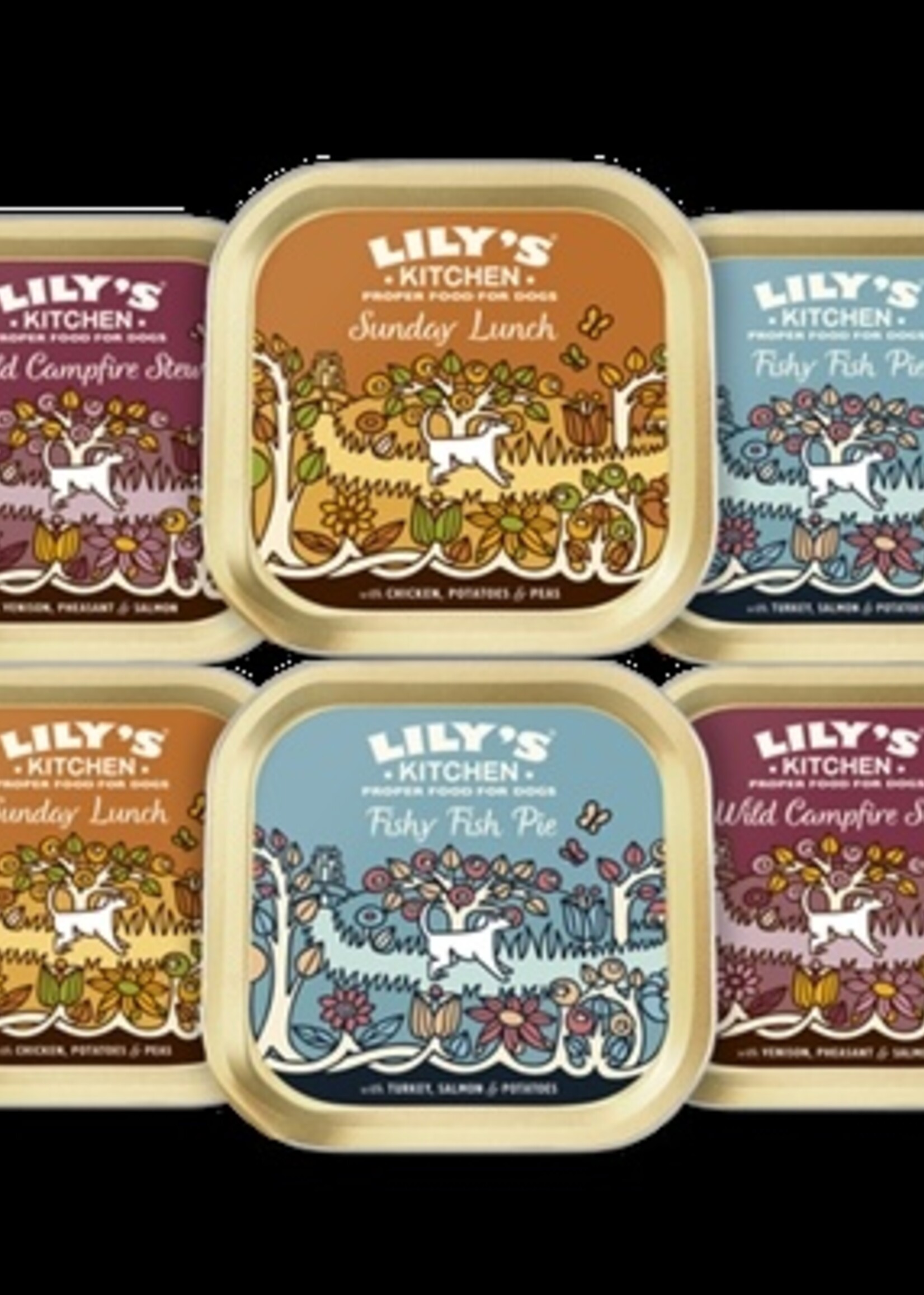 Lily's kitchen Lily's kitchen dog adult grain free dinners tray multipack