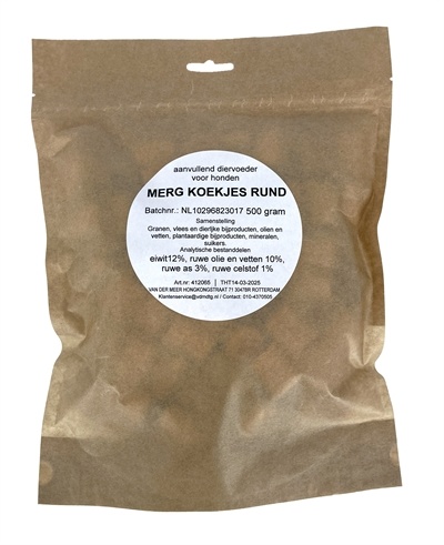 Dog treatz mergkoek rund