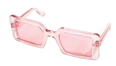 Croci zonnebril ricky vierkante glazen roze