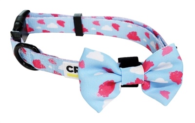 Croci halsband hond vliegende varkens met afneembare strik