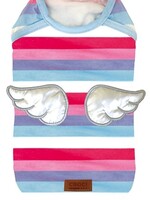 Croci Croci t-shirt hond top wings gestreept