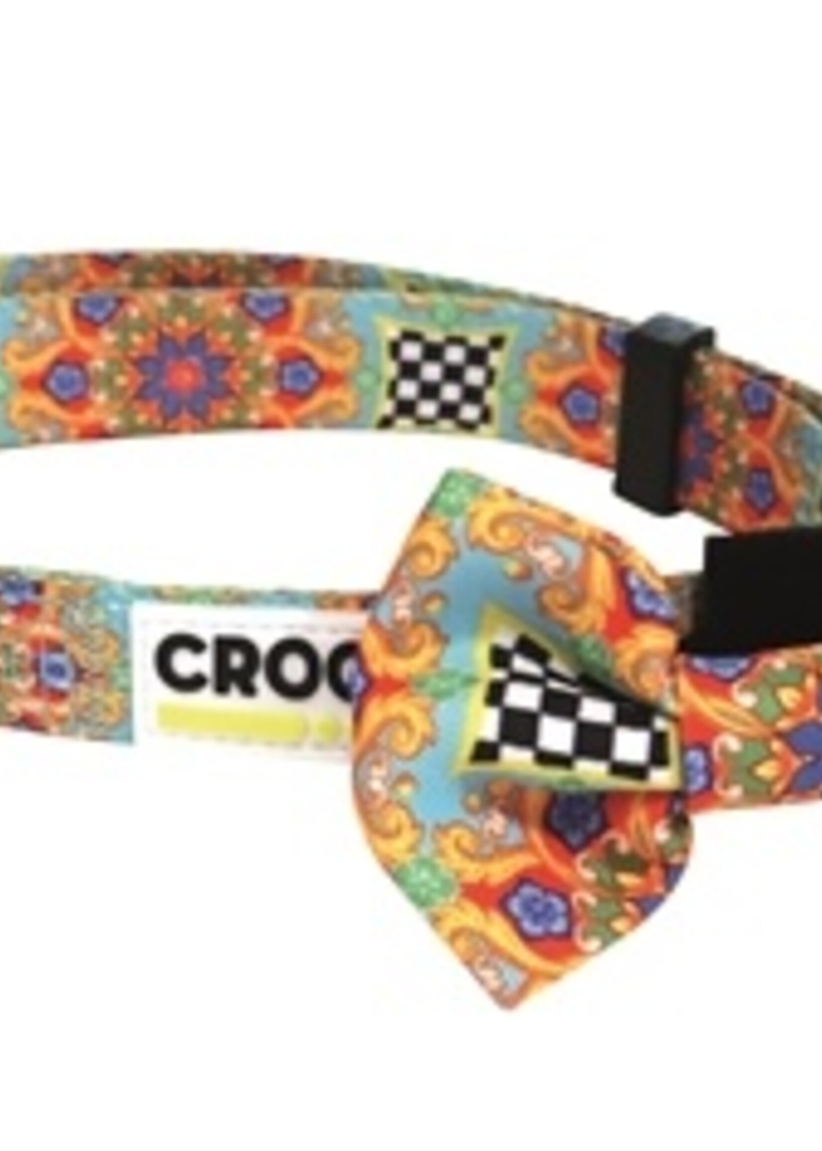 Croci Croci halsband hond sicily met afneembare strik