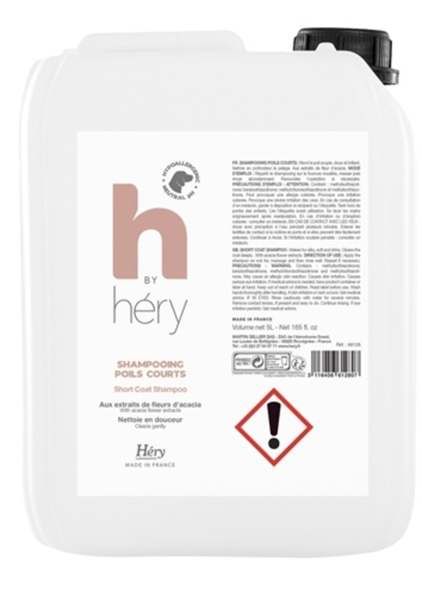 Hery H by hery shampoo hond voor kort haar