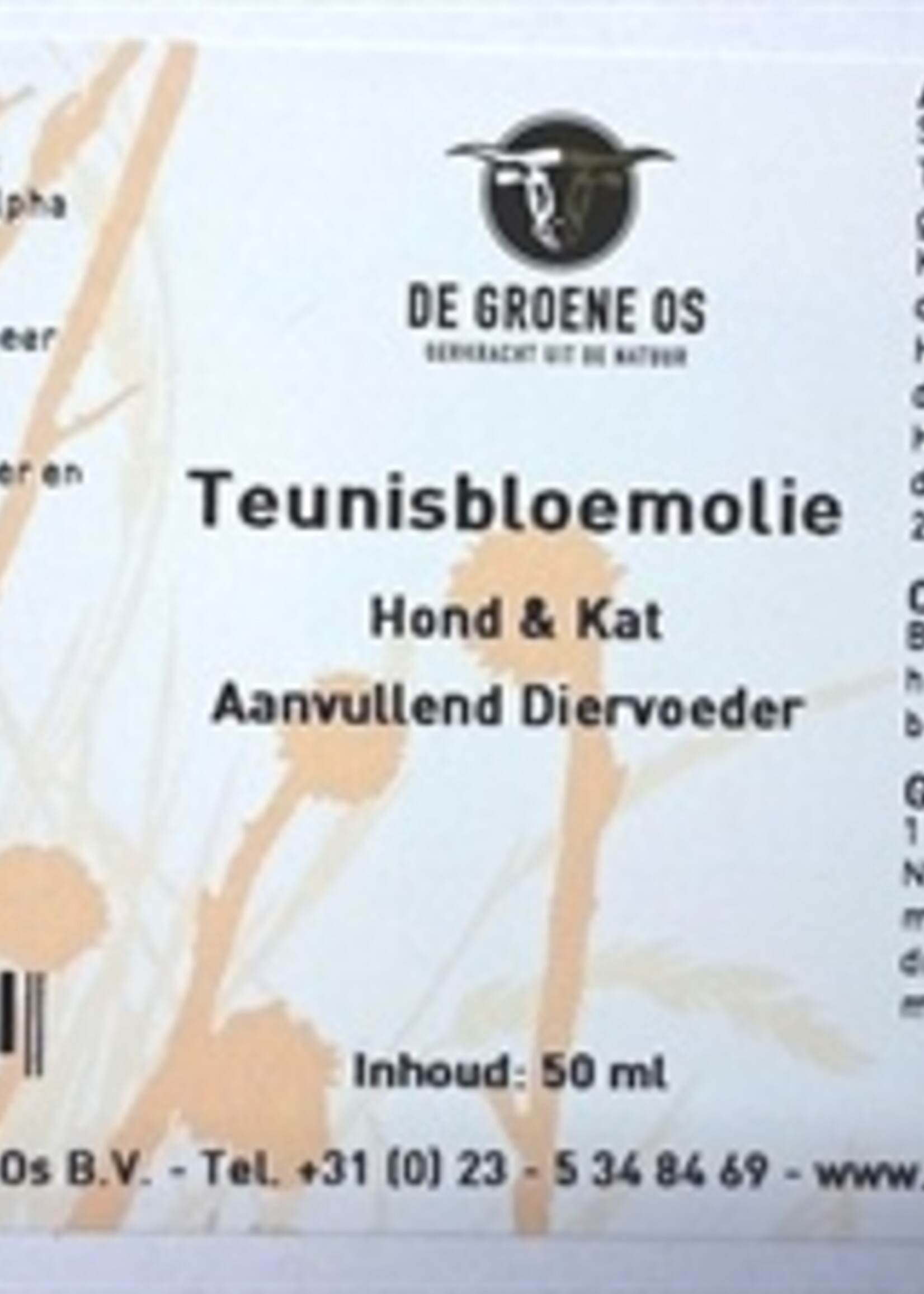 De groene os De groene os teunisbloemolie hond / kat