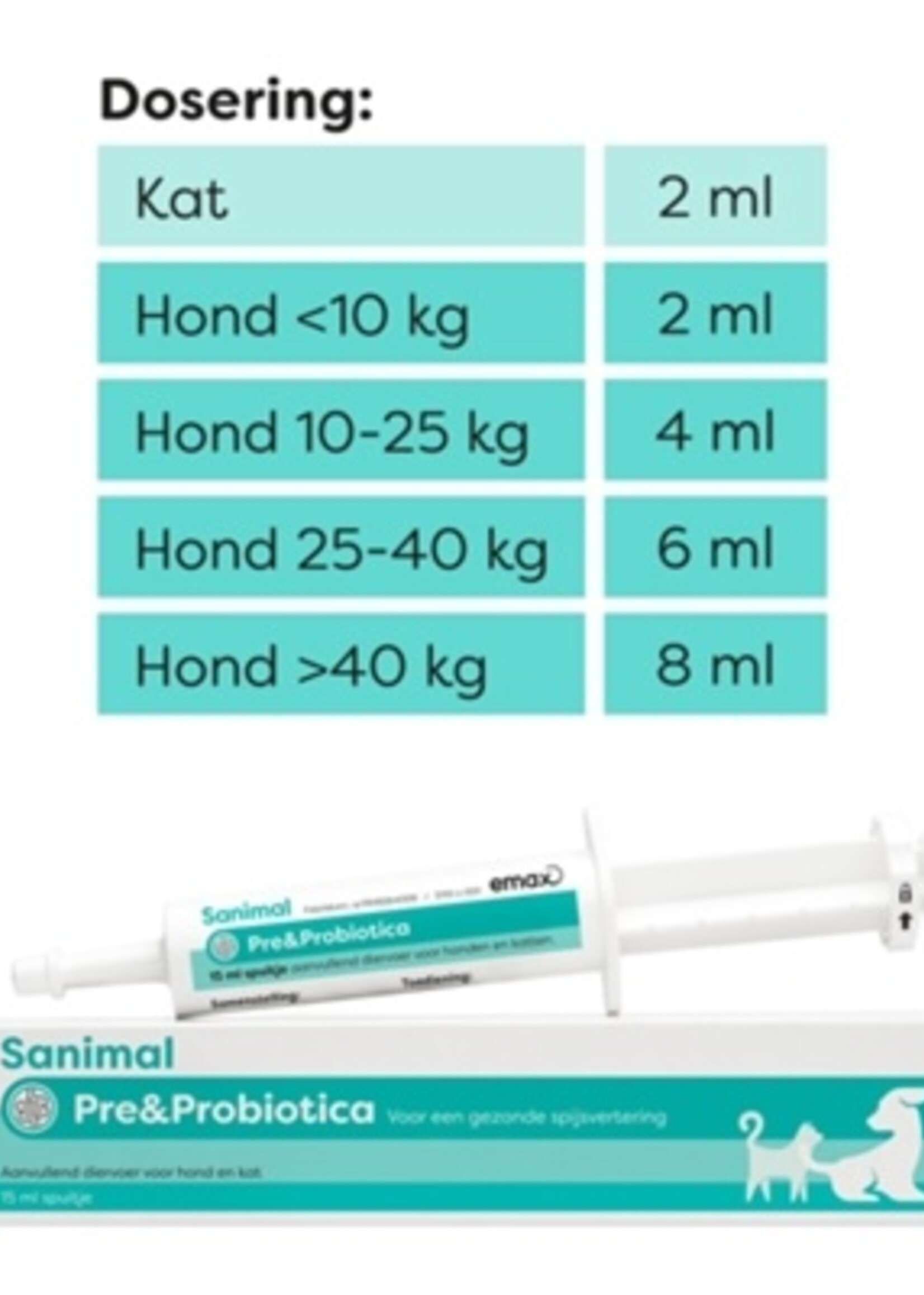 Sanimal Sanimal pre&probiotica