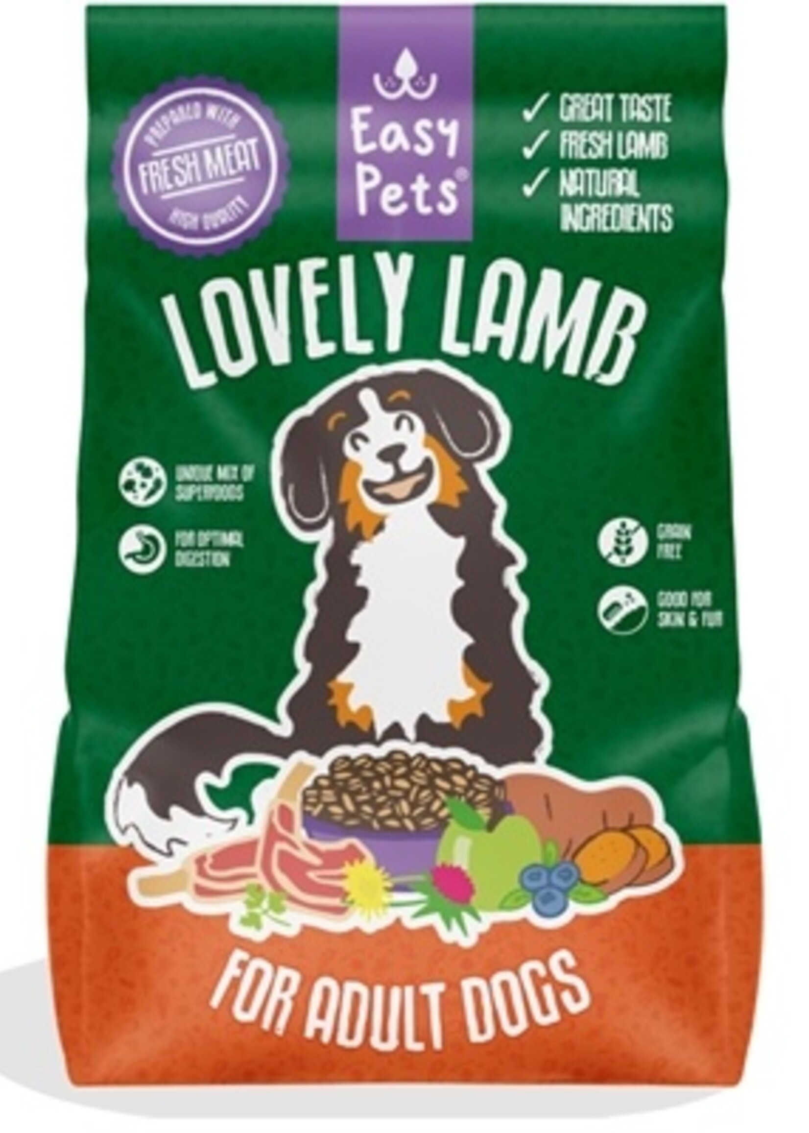 Easypets Easypets adult lovely lamb graanvrij