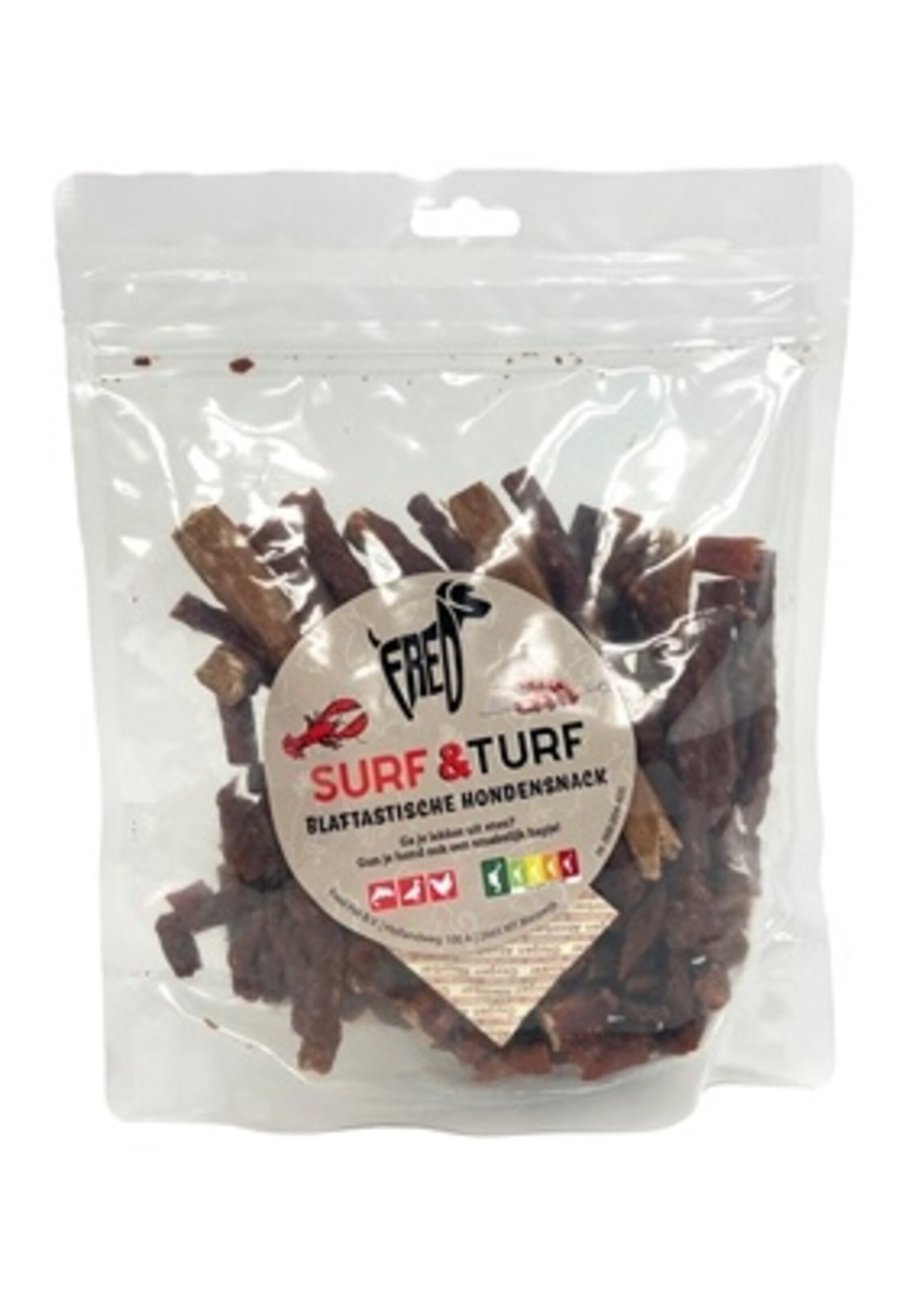 Freds Freds surf & turf blaftastische hondensnack