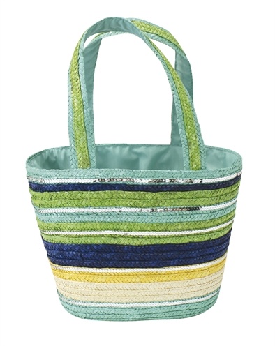 Croci tas stro mand turquoise / groen