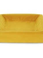 Bia bed Bia bed royal fluweel hoes voor hondenmand oker