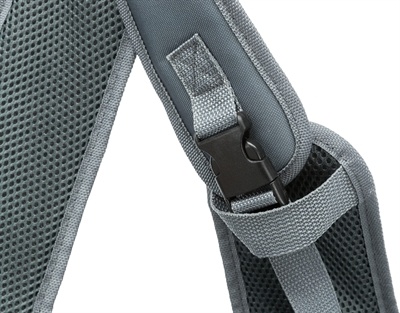 Trixie buikdrager sling draagtas lichtgrijs / lichtblauw