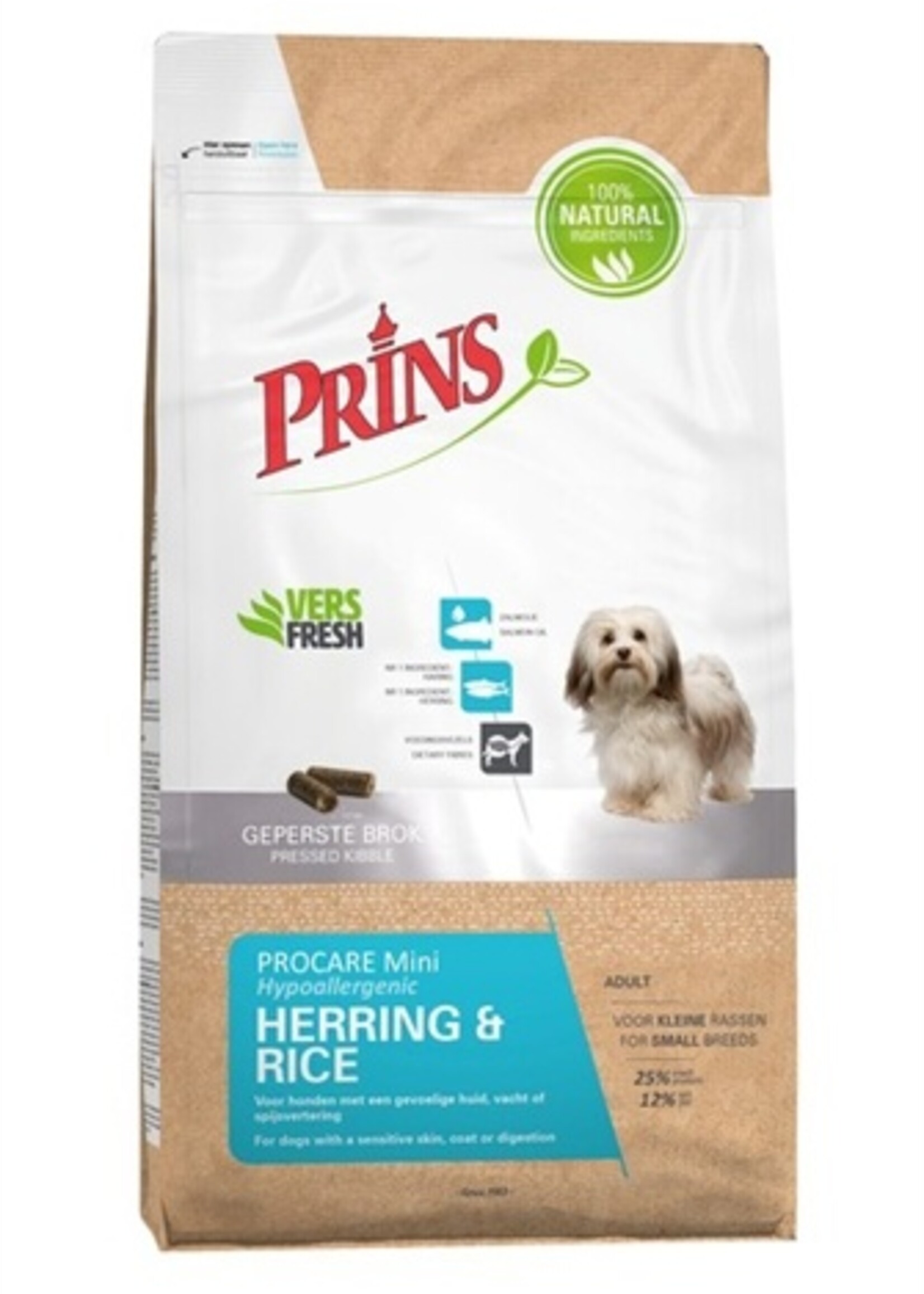 Prins Prins procare adult mini herring / rice hypoallergenic