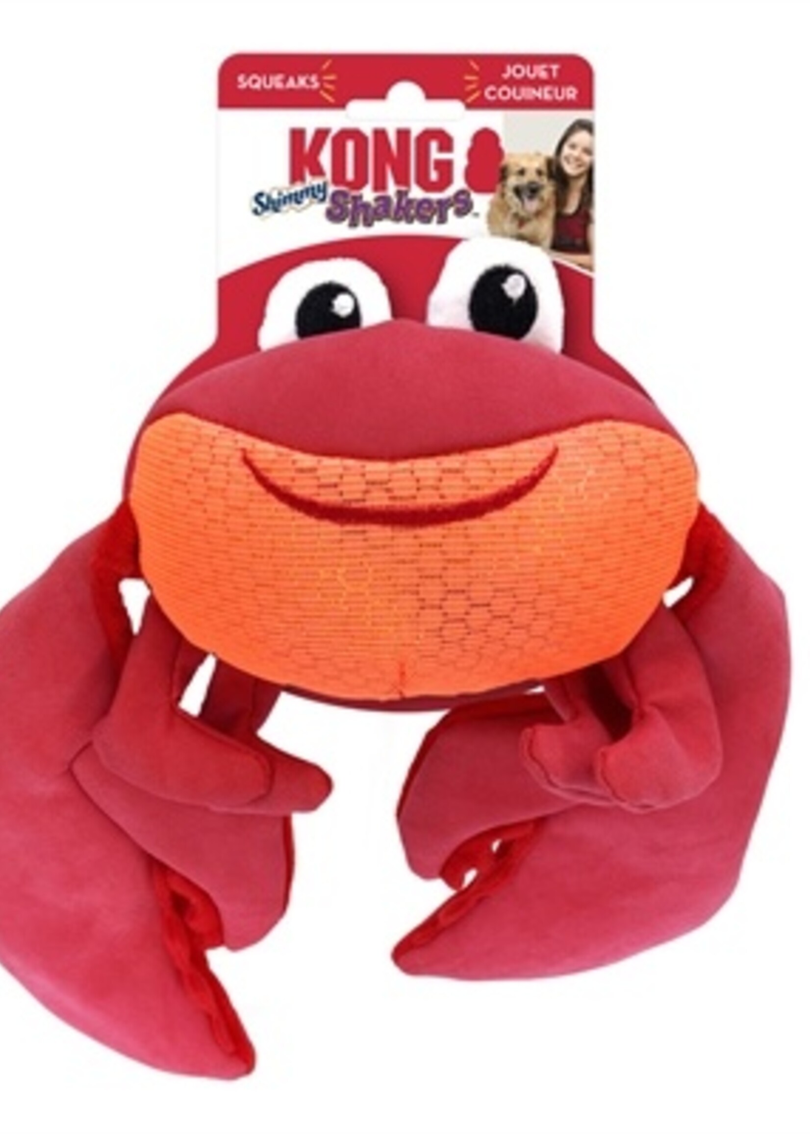 Kong Kong shimmy shakers krab rood