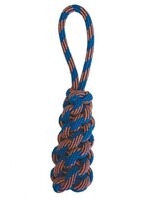 Happy pet Happy pet twisted tugger flostouw blauw / oranje