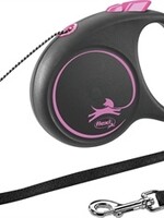 Flexi Flexi rollijn black design cord roze