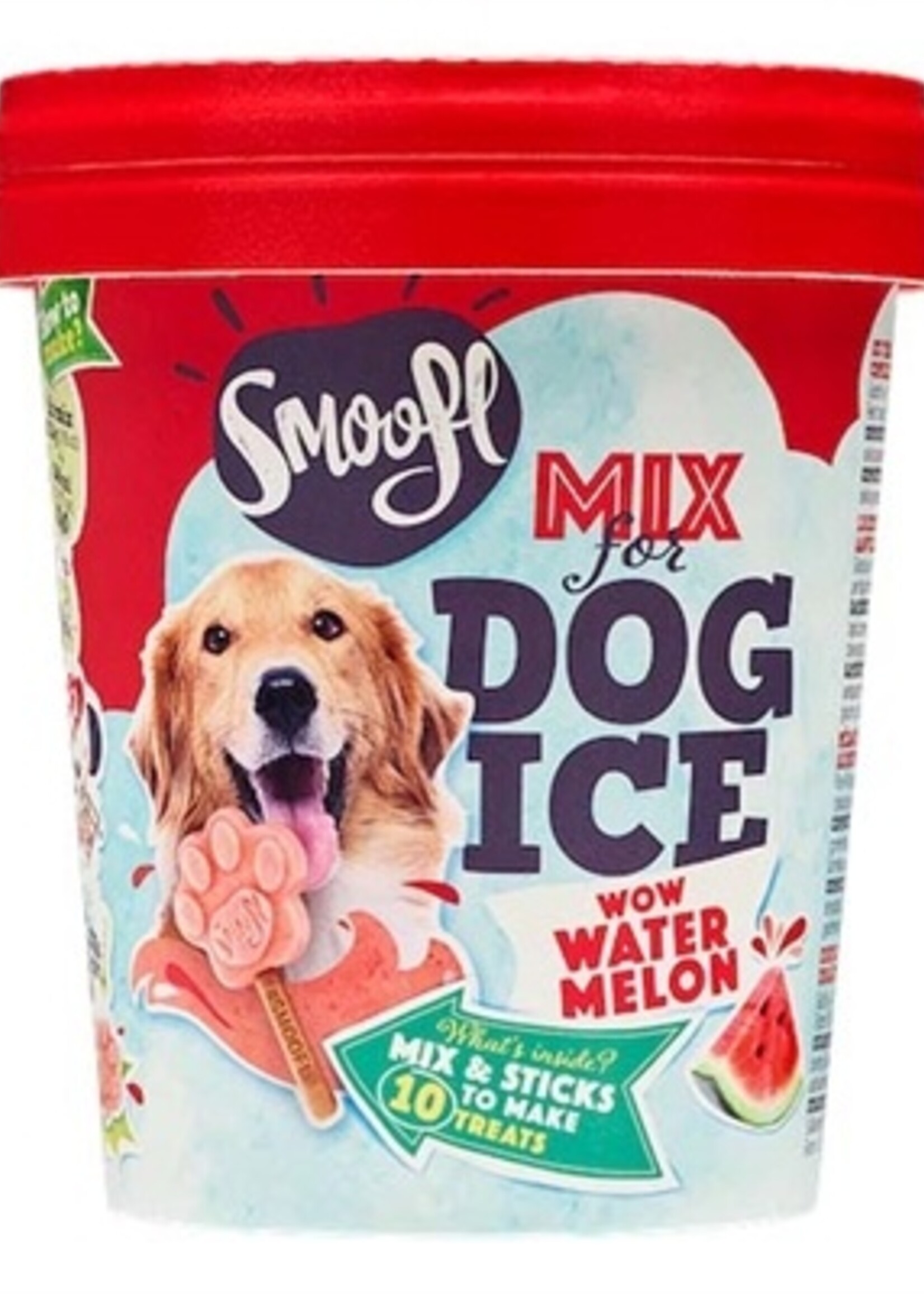 Smoofl Smoofl ijsmix voor honden watermeloen