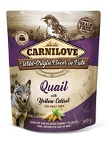 Carnilove Carnilove dog pouch kwartel / gele wortel