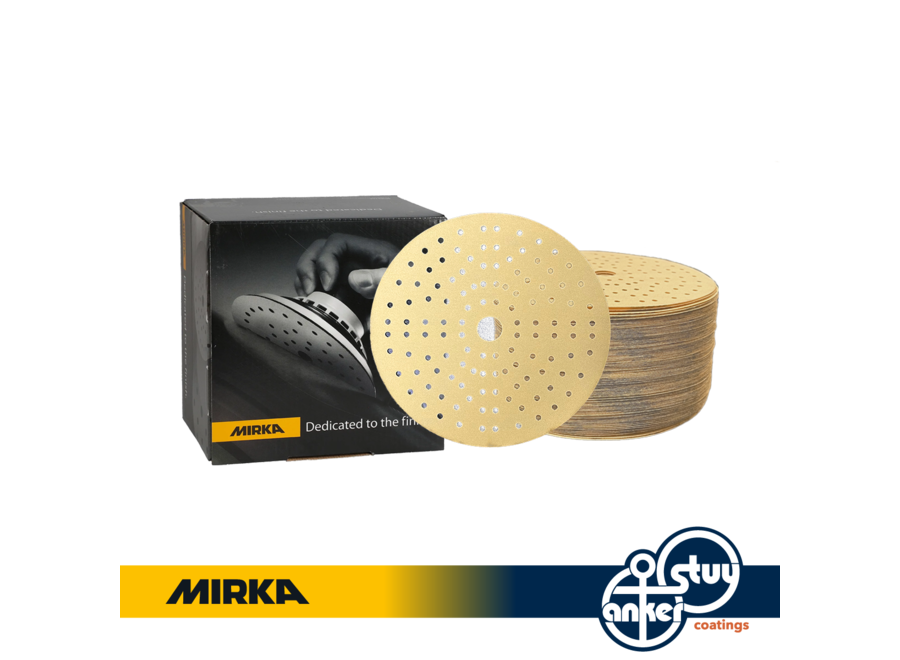 Mirka® Gold 150 mm Grip 121 Holes