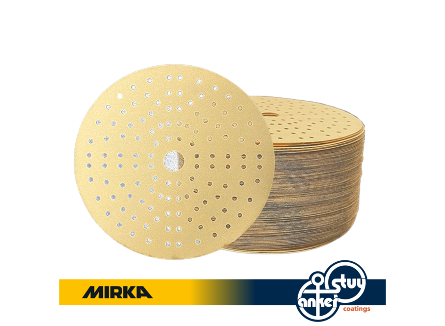 Mirka® Gold 150 mm Grip 121 Holes