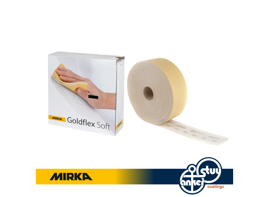 Mirka® Goldflex Soft 115 x 125 mm perforated roll