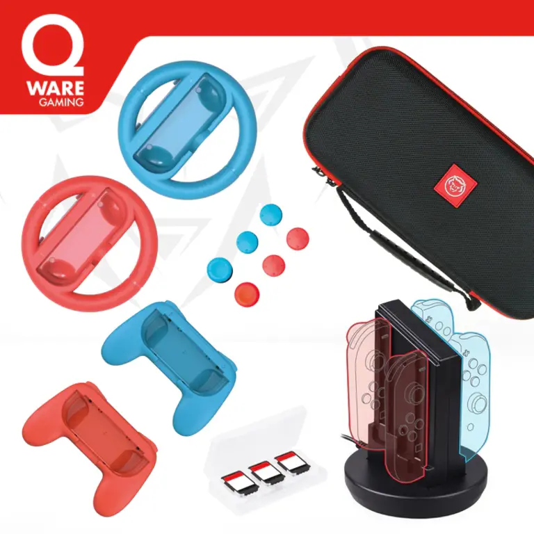 Qware Qware Gaming Starter Kit voor Nintendo Switch (OLED)