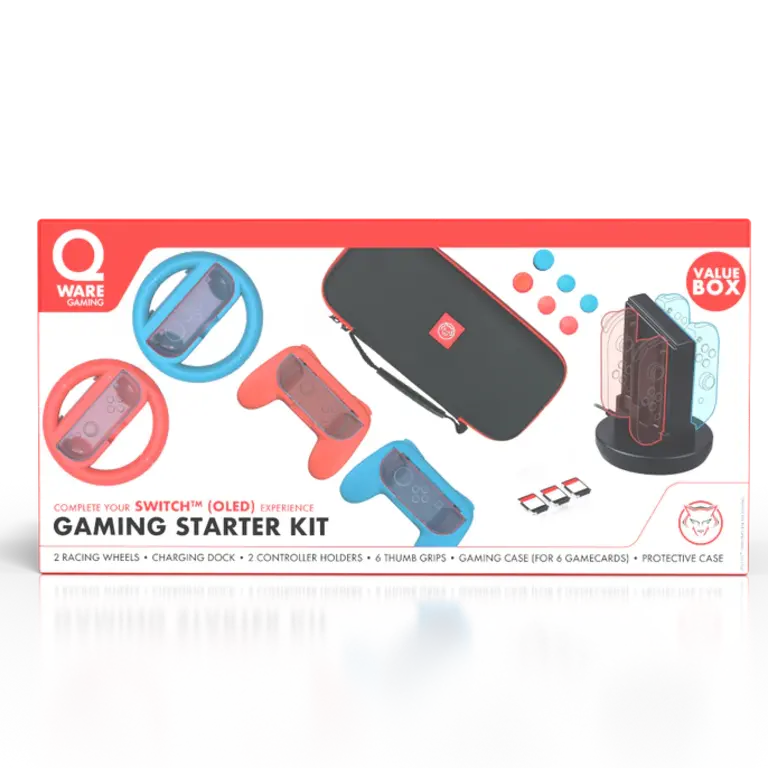 Qware Qware Gaming Starter Kit voor Nintendo Switch (OLED)