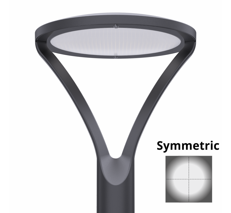 Straatverlichting - 30W - Symmetrisch - IP66