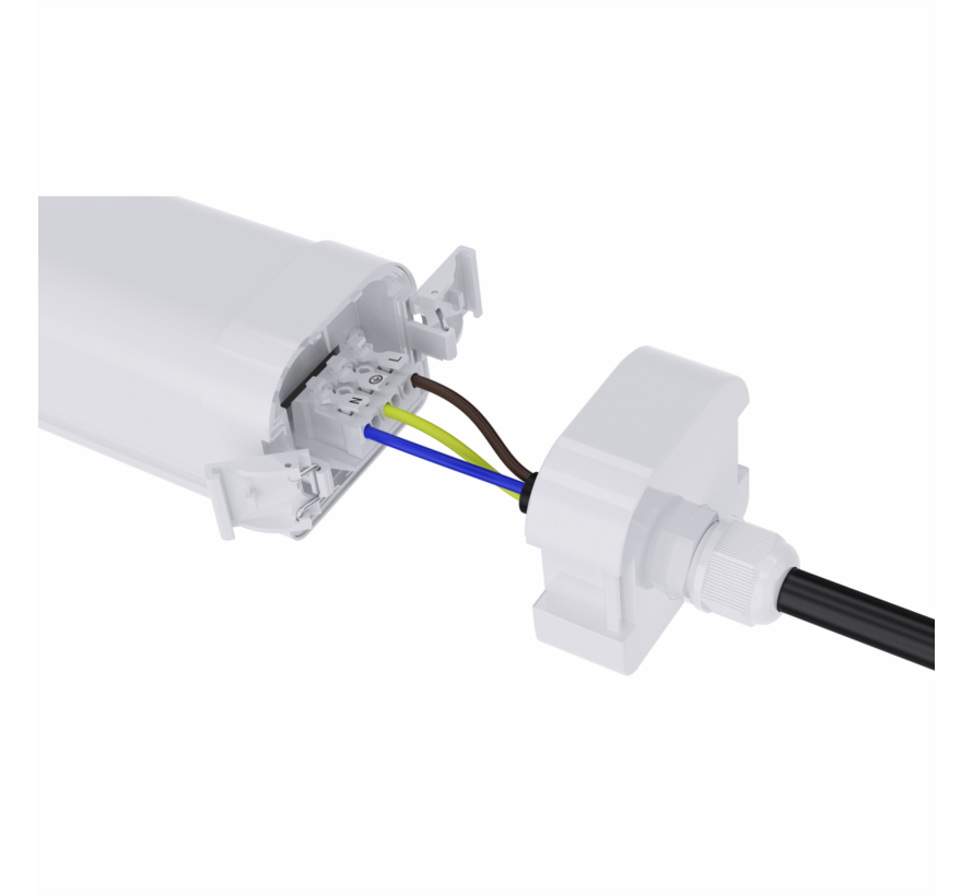 LED Tri-proof 60W - 150cm - IP65 - Dimbaar