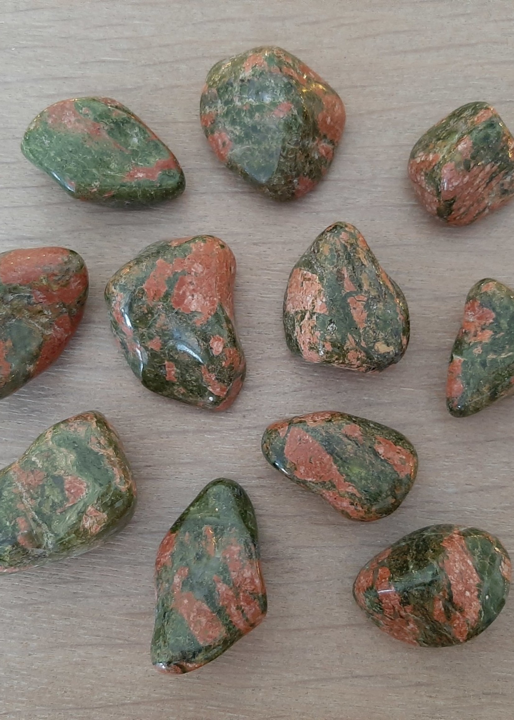 Hug stone Unakite XL