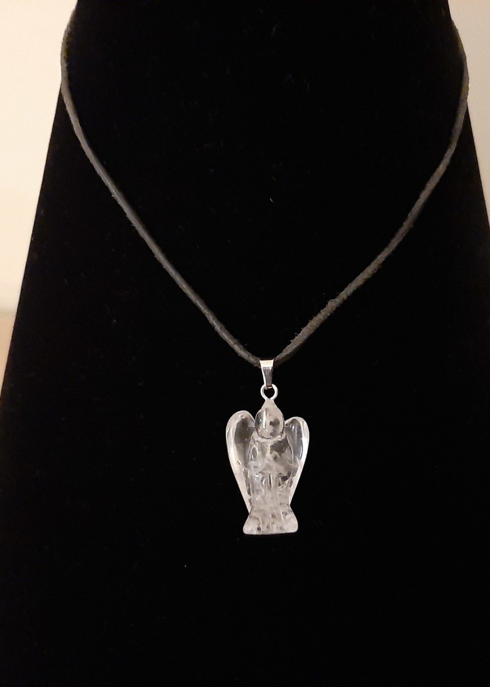 Pendant Angel Rock Crystal 3 cm