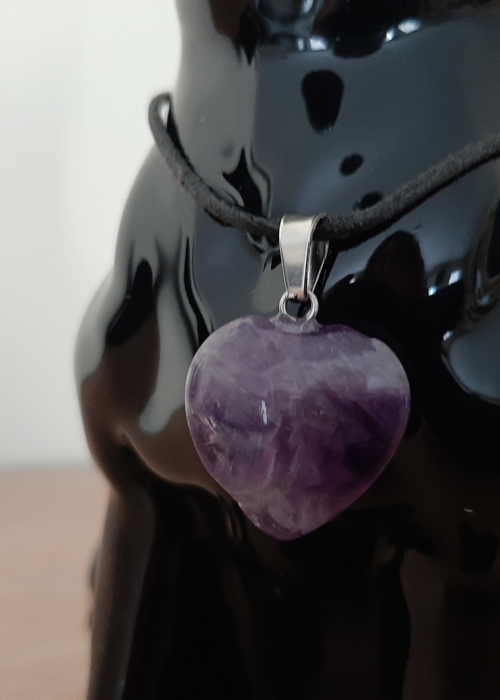 Pendant Heart Amethyst