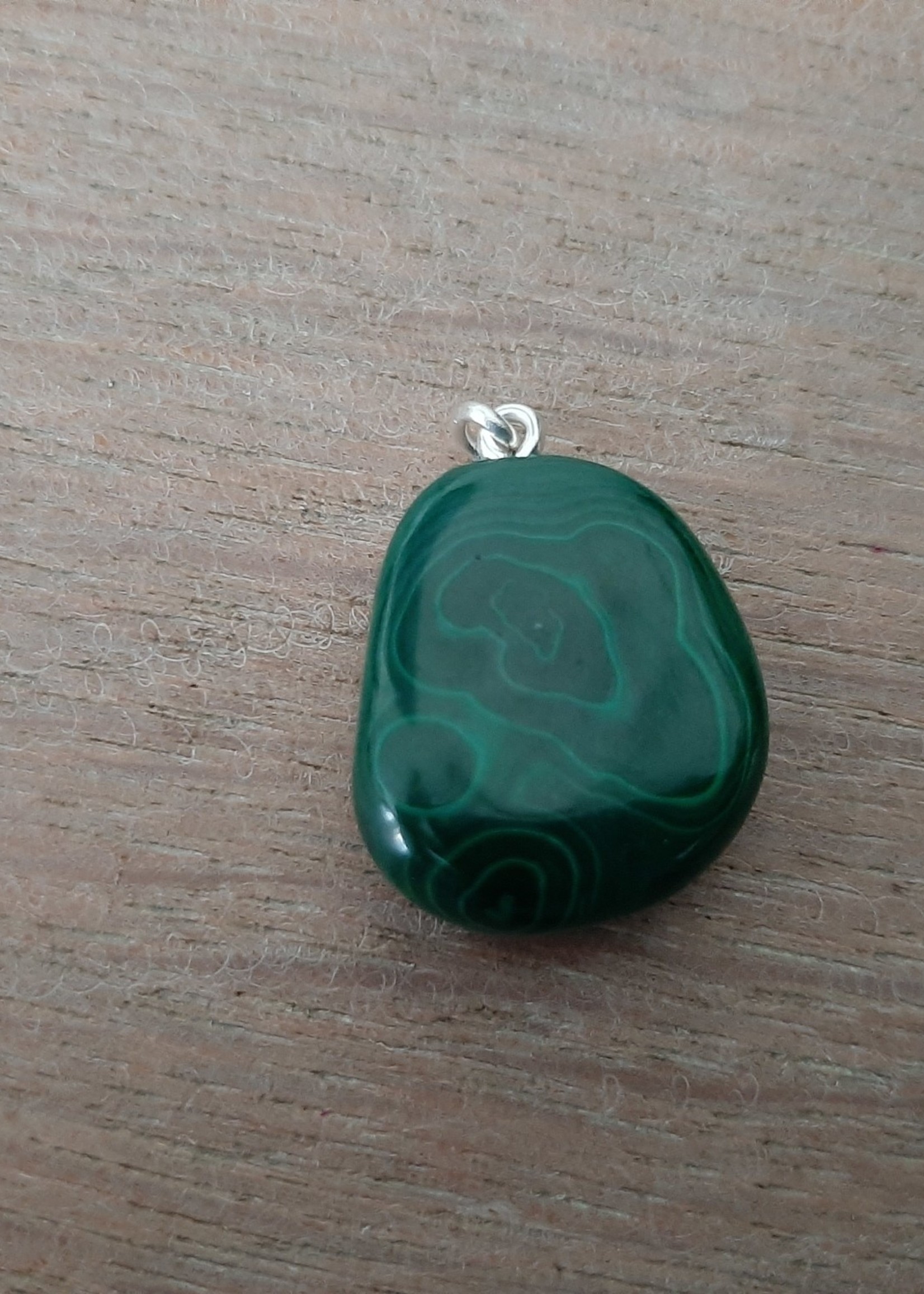 Pendant Malachite drilled