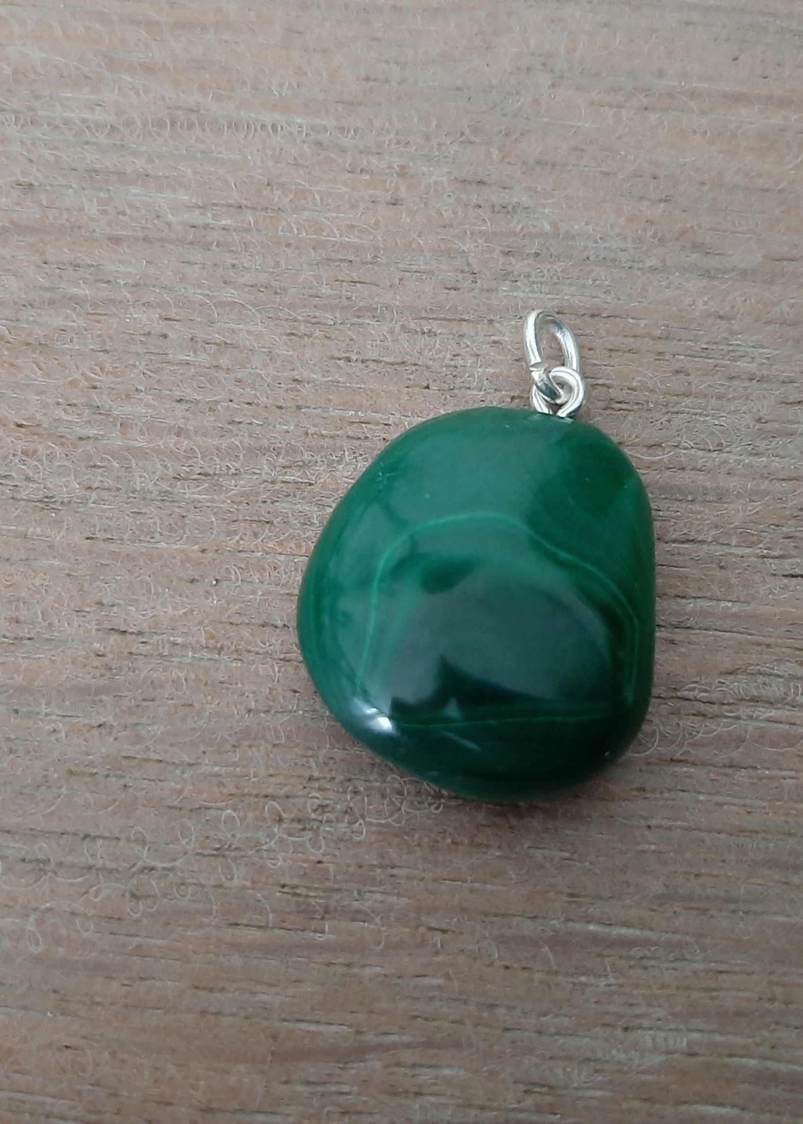 Pendant Malachite drilled