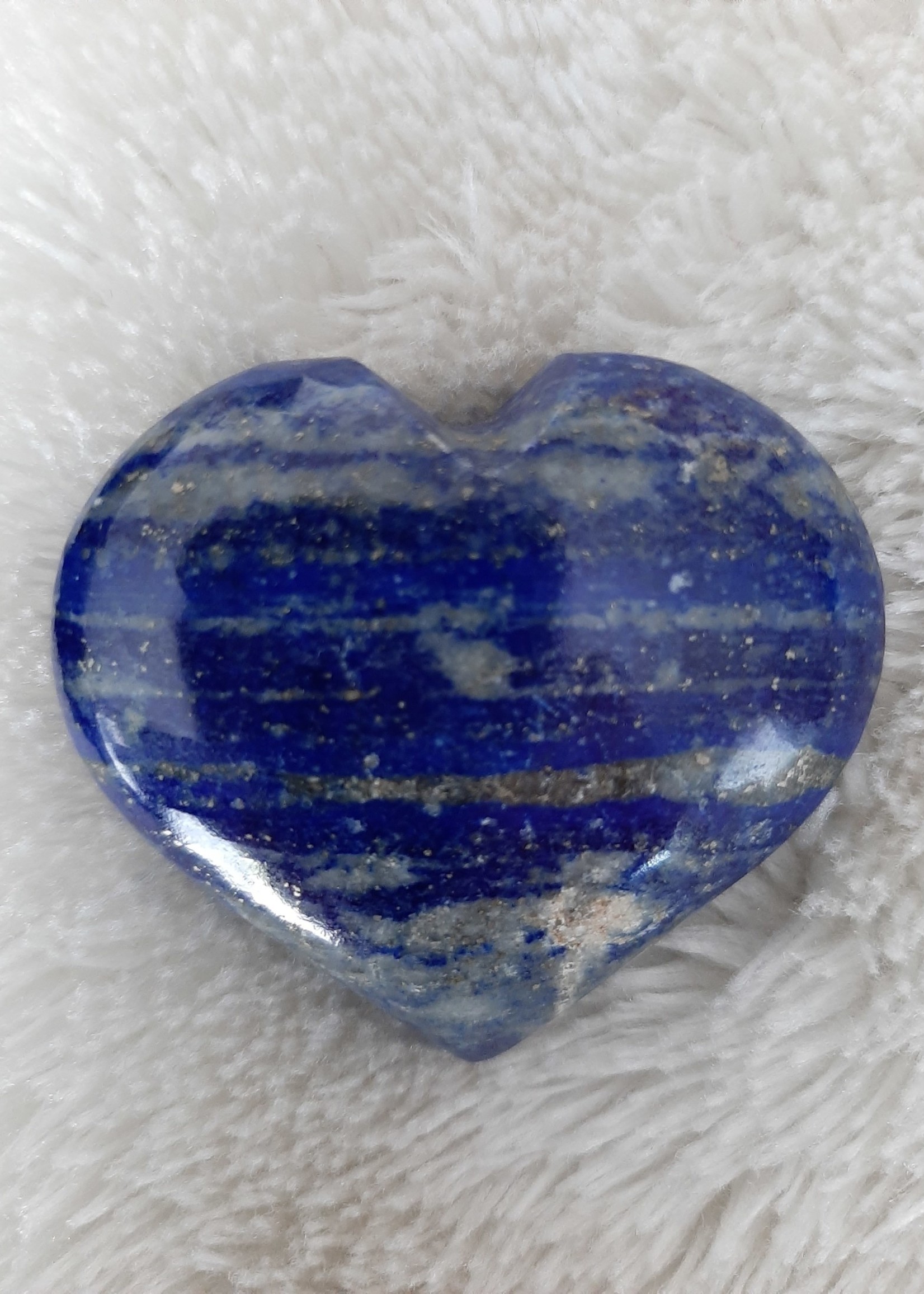 Knuffelsteen hart lapis lazuli 4-6 cm