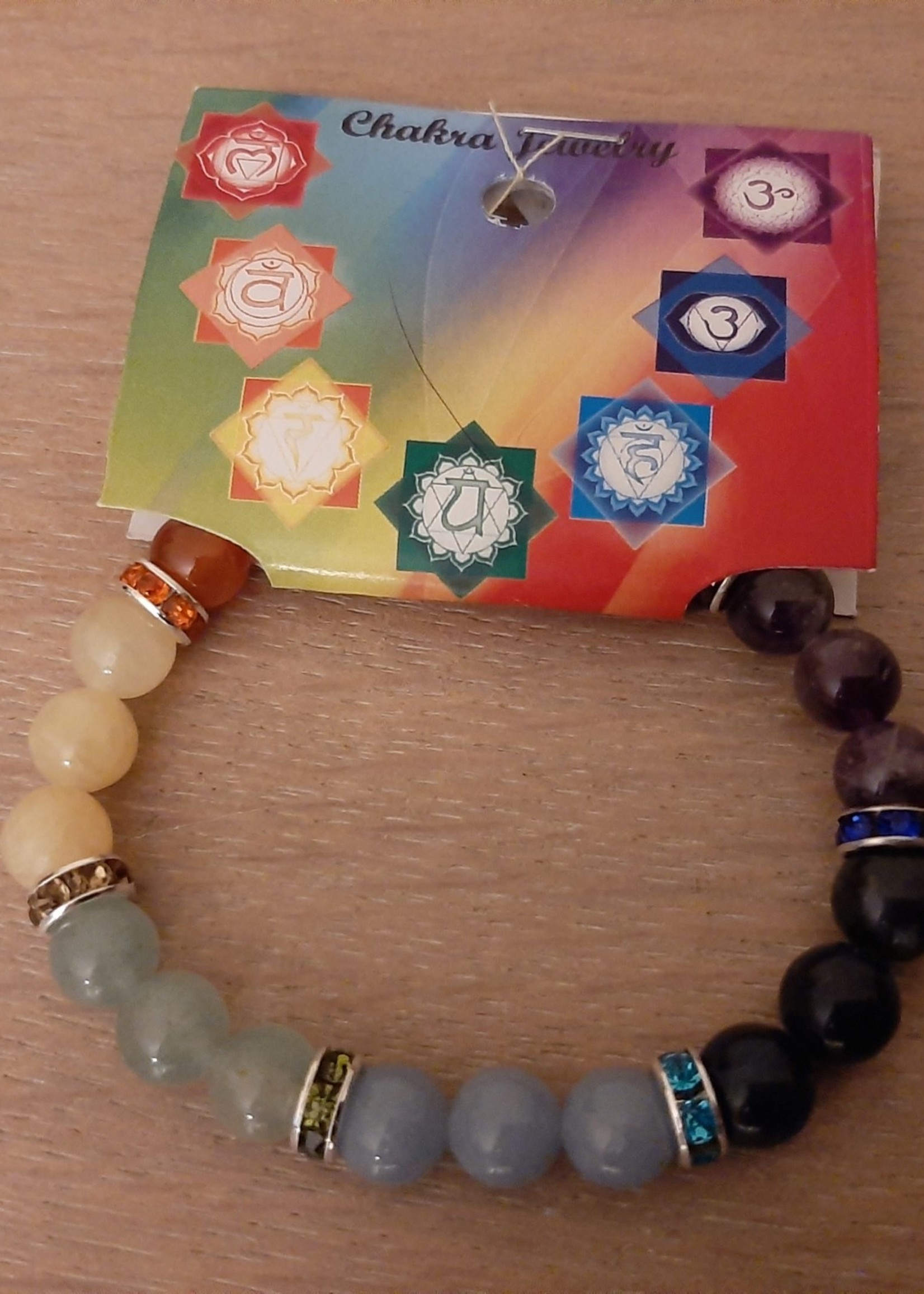 Bracelet 7 chakras elastic