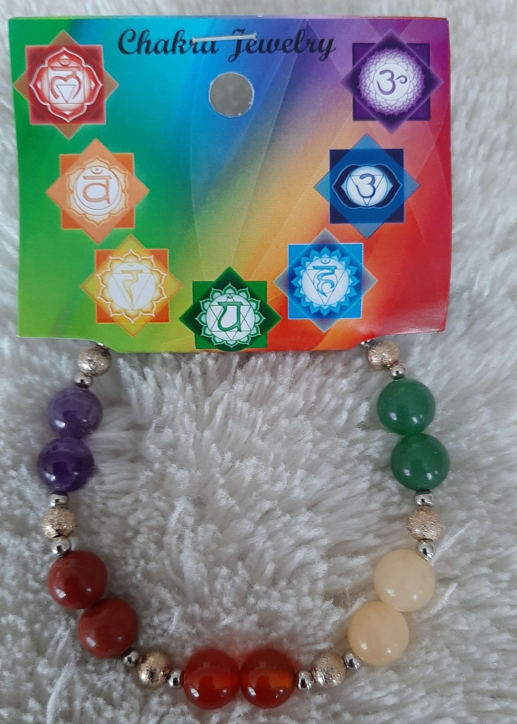 7 chakra bracelet elastic