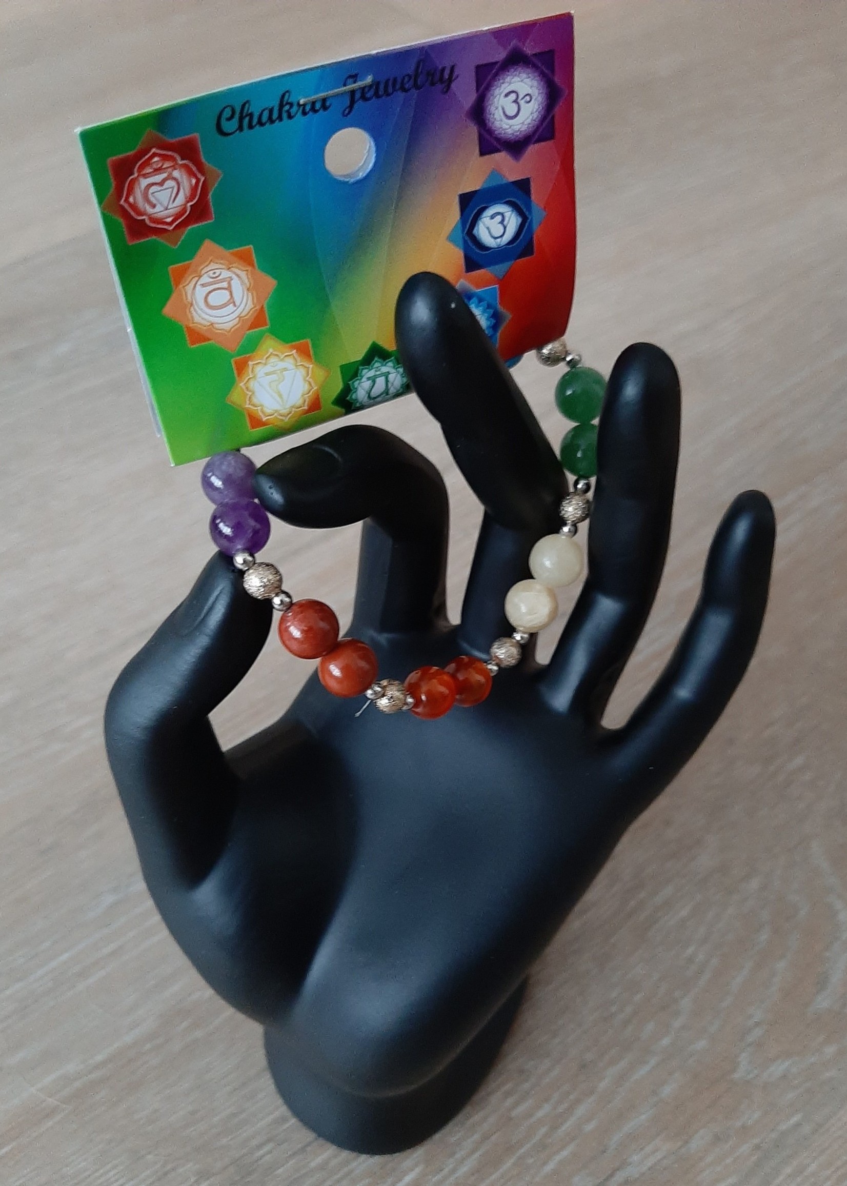 7 chakra armband elastisch