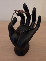 Bracelet Obsidienne réglable