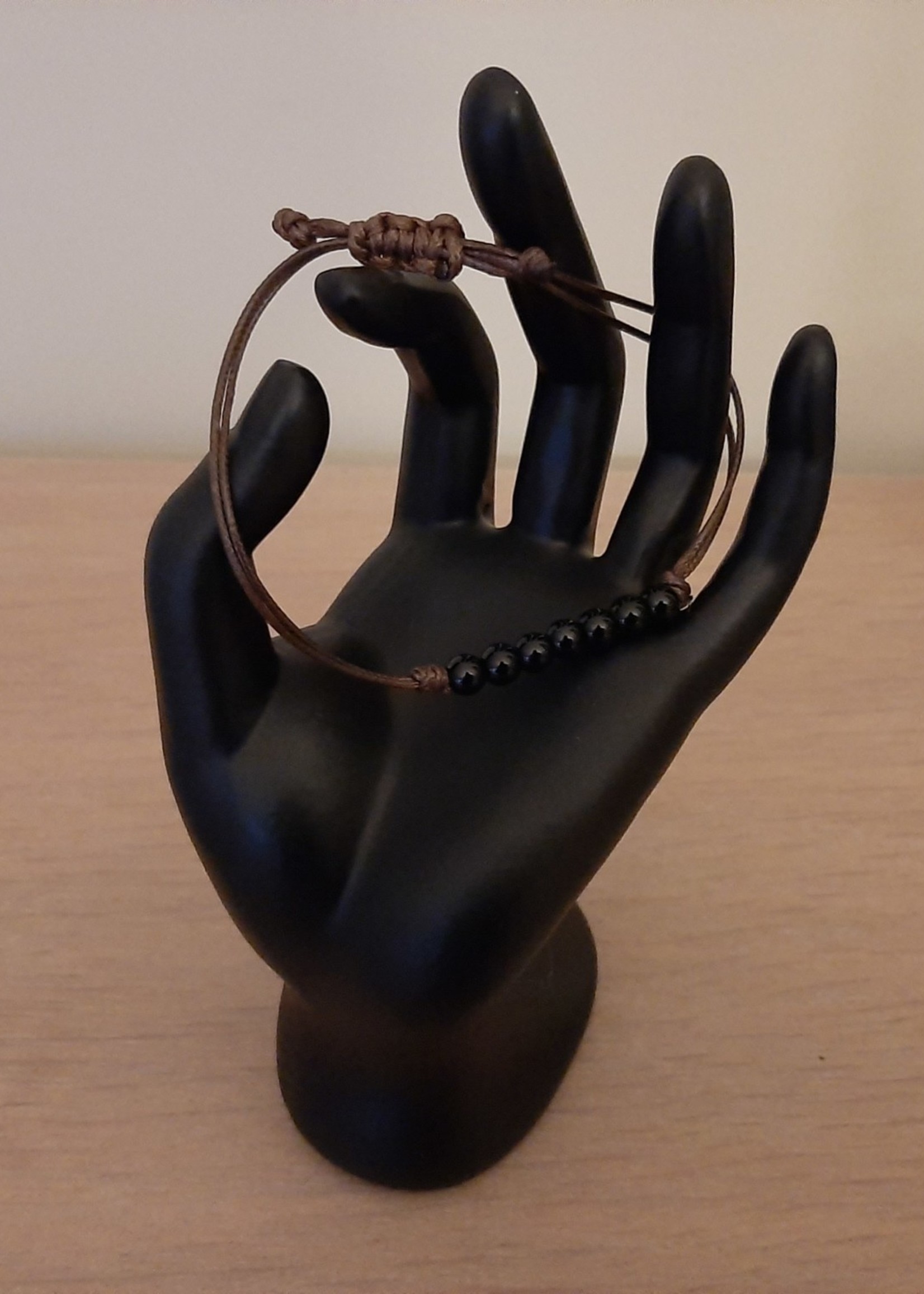 Bracelet Obsidienne réglable