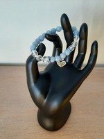 Bracelet Angelite/Rock crystal