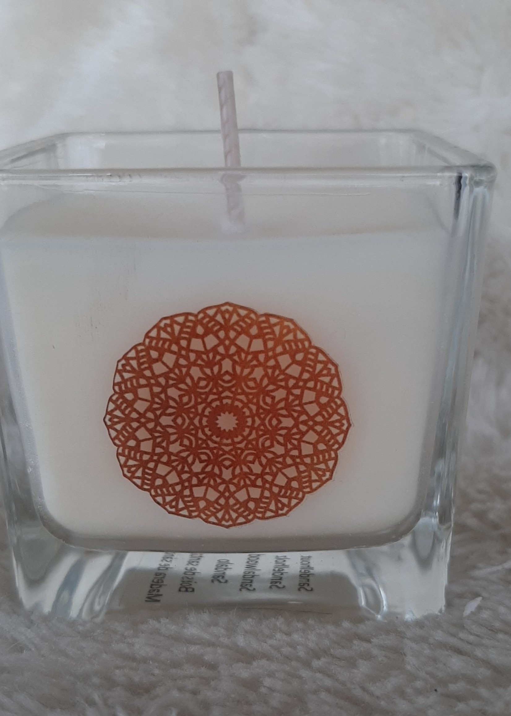 Scented candle Sandalwood in glass