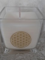 Bougie parfumée Fleur de Vie en verre