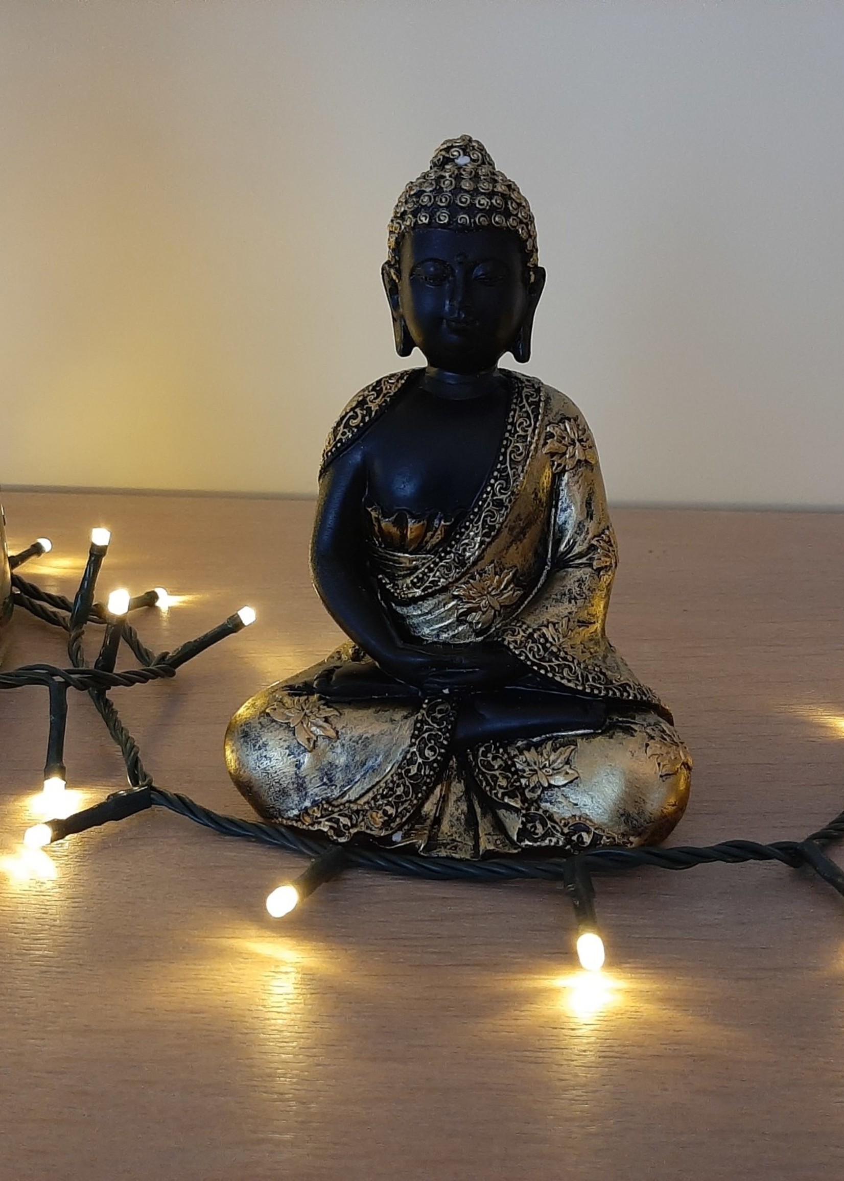 Meditation Buddha Antique Finish